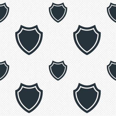 kalkan işareti simgesi. Koruma simgesi.