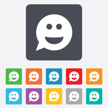 gülümsemek yüz işareti simgesi. gülen yüz simgesi.