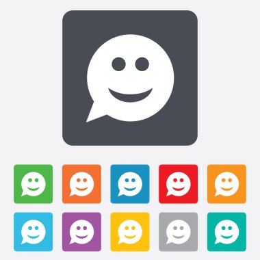 gülümsemek yüz işareti simgesi. gülen yüz simgesi.