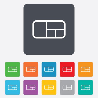 Dur işareti simgesi. Modern Mobilya sembolü.