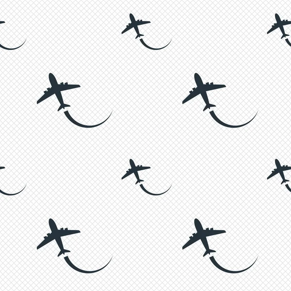 Flugzeugzeichensymbol. Reise-Symbol. — Stockvektor