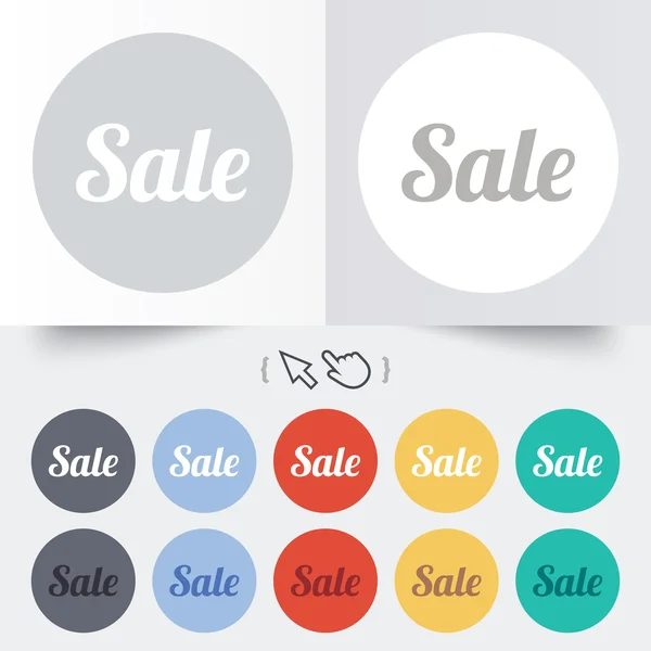 Försäljning tecken ikon. Specialerbjudande symbol. — Stock vektor