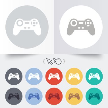 joystick işareti simgesi. video oyunu simgesi.