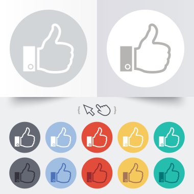 işareti simgesi gibi. el parmak yukarı simgesi.