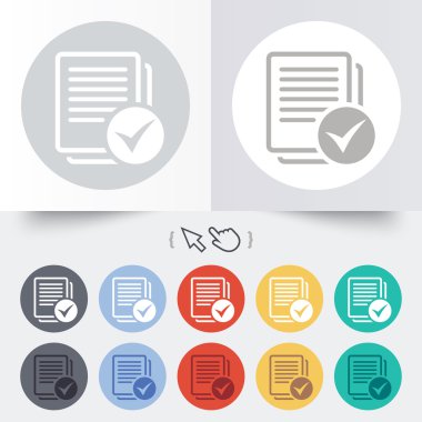 metin dosya işareti simgesi. kontrol dosyası belge simgesi.