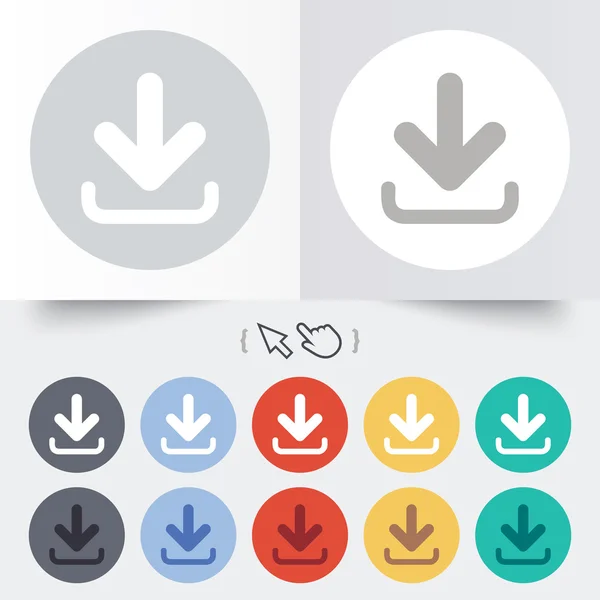 Download Icon. Yükle düğmesi.