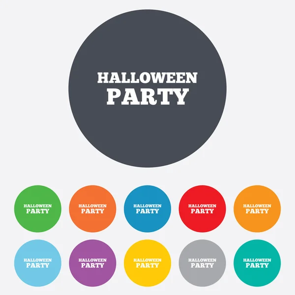 Halloween dynia znak ikona. Halloween party. — Wektor stockowy