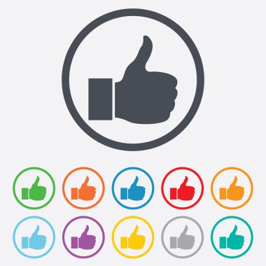 işareti simgesi gibi. el parmak yukarı simgesi.