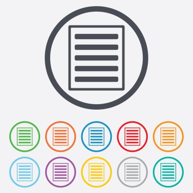 liste işareti simgesi. içerik görüntüleme seçeneği simgesi.