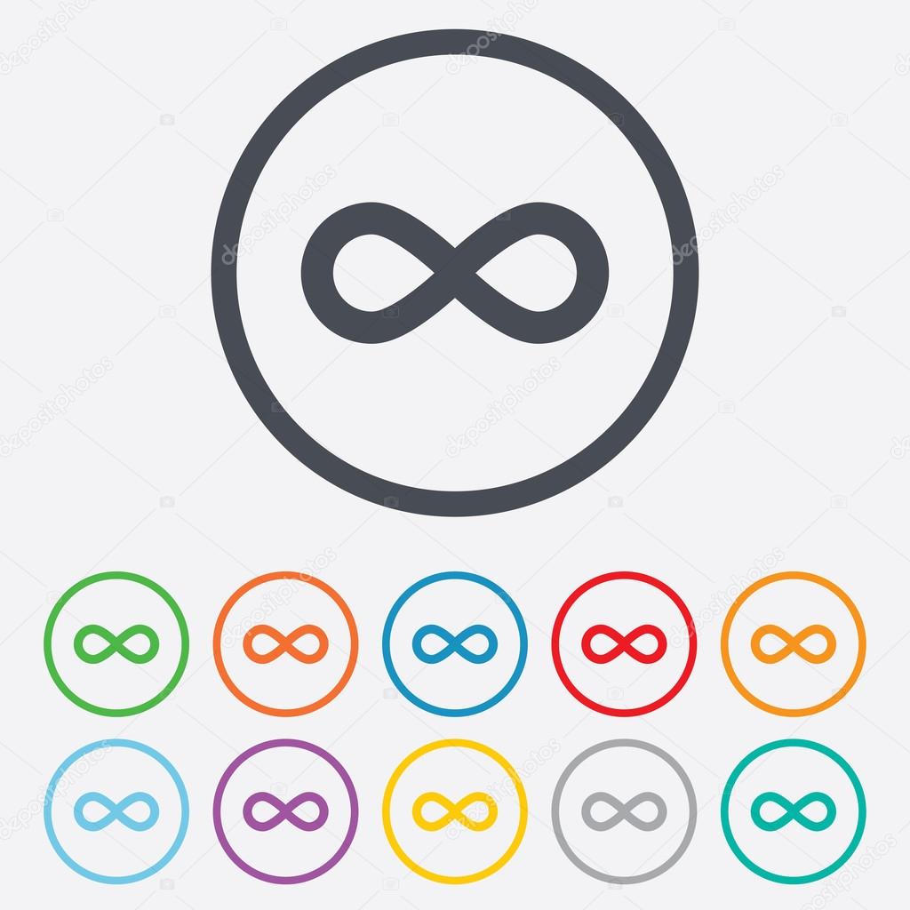 Limitless sign icon. Infinity symbol.