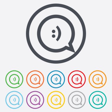 sohbet işareti simgesi. konuşma balonu sembolü.