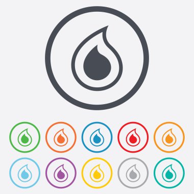 su damla işareti simgesi. simge gözyaşı.