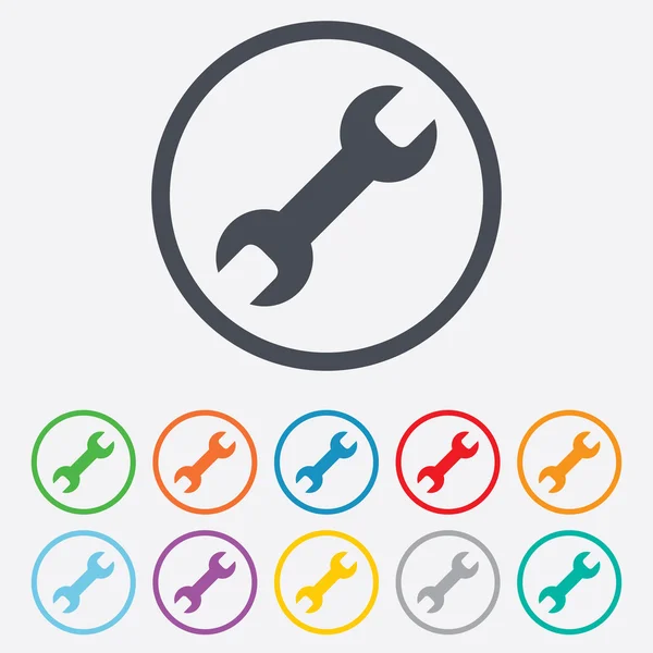 Reair tool sign icon. Символ сервиса . — стоковый вектор