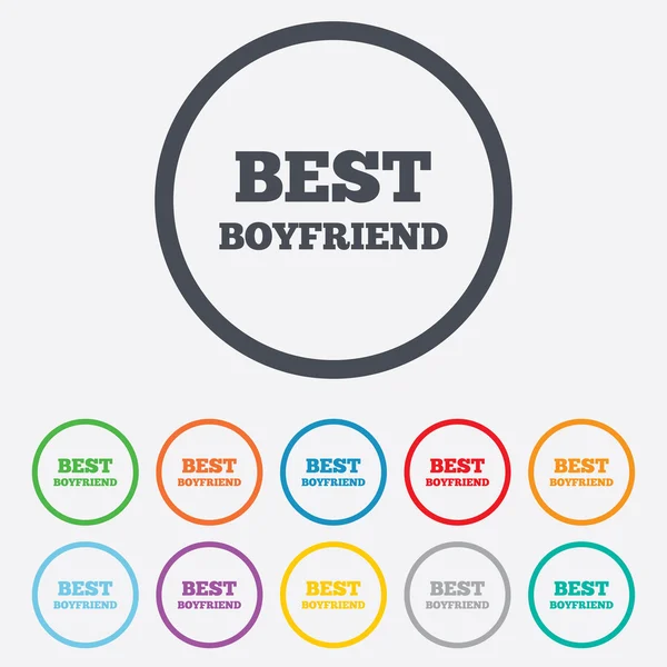 Beste vriend teken pictogram. Award symbool. — Stockvector