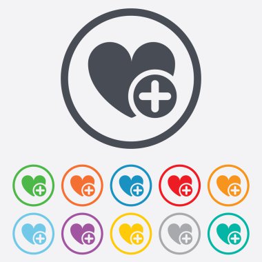 kalp işareti simgesi. sevgili simge ekle.