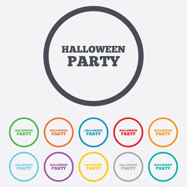 Halloween dynia znak ikona. Halloween party. — Wektor stockowy