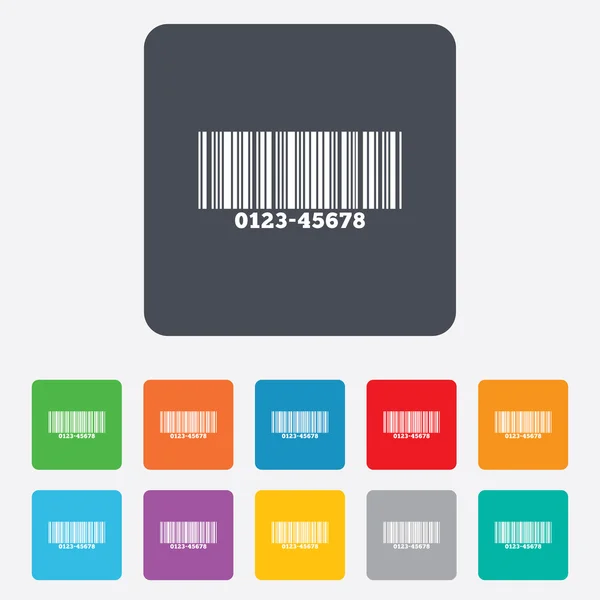 Bar code sign icon. Scan code symbol. — Stock Vector