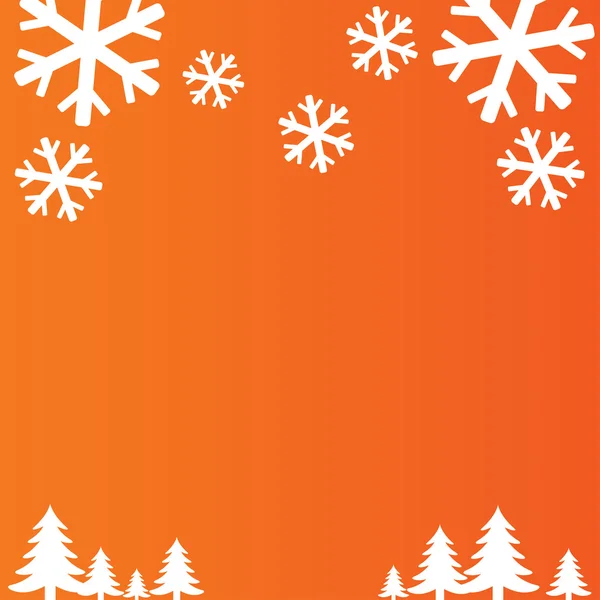 Snowflakes background. Christmas and New year. — Stock Vector