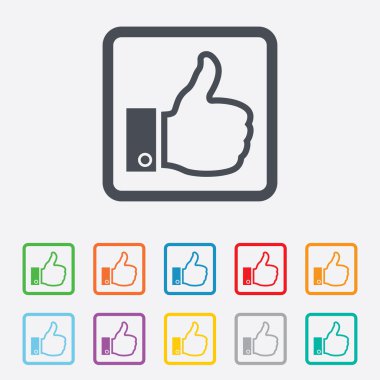 işareti simgesi gibi. el parmak yukarı simgesi.