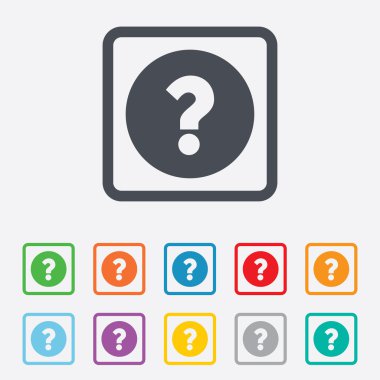 Soru işareti simgesi. yardım sembolü.