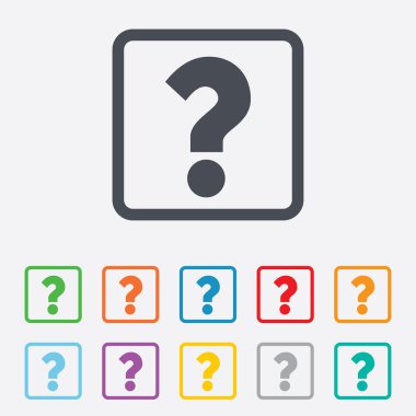 Soru işareti simgesi. yardım sembolü.