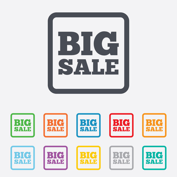 Знак большой распродажи. Специальное предложение
.