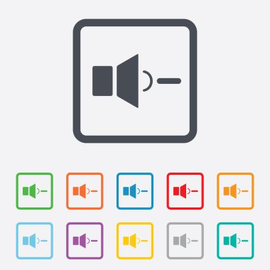 Hoparlör ses işareti simgesi. sembol ses.