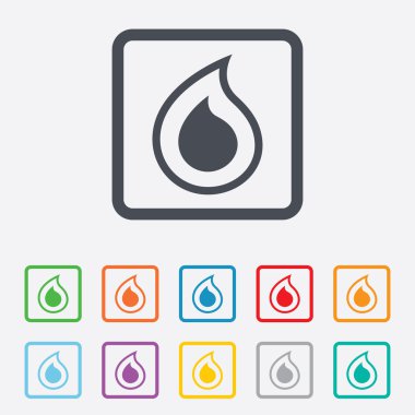 su damla işareti simgesi. simge gözyaşı.