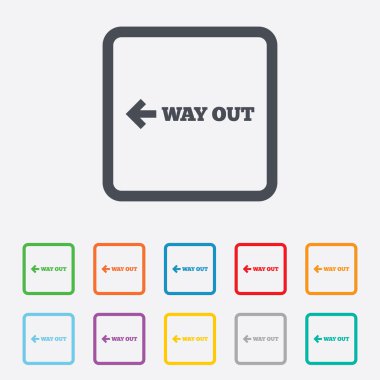 sol yol kayıt simgesi. ok simgesi.