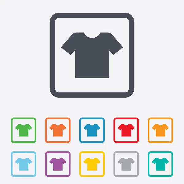 T シャツの記号アイコン。服のシンボル. — ストックベクタ