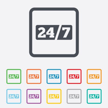 hizmet ve destek müşterileri için. 24 Saat.