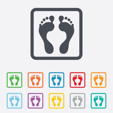 salavatlar işareti simgesi. yalınayak sembolü.