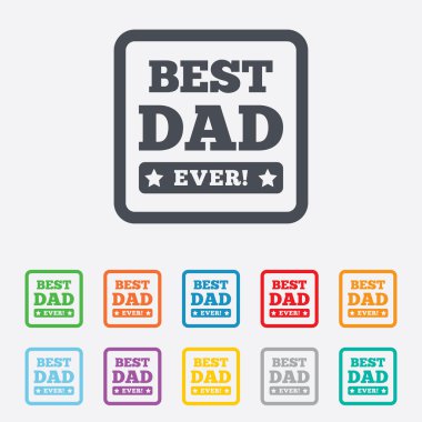 iyi bir baba hiç simge imzala. ödül sembolü.