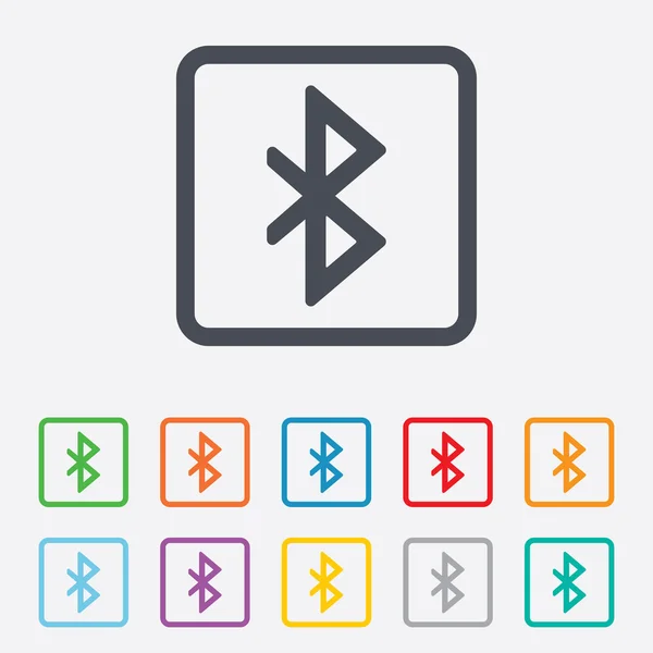 Icono de señal Bluetooth. Símbolo red móvil . — Vector de stock