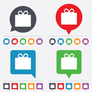 hediye kutusu işareti simgesi. Mevcut sembol.