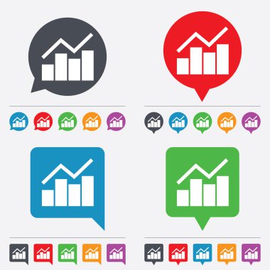 grafik grafik işareti simgesi. Diyagram simgesi.