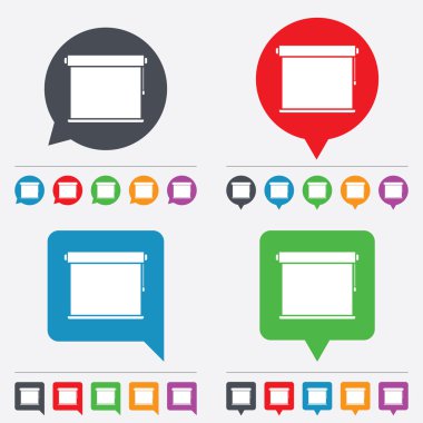 Panjur işareti simgesi alır. pencere Jaluzi Perde.