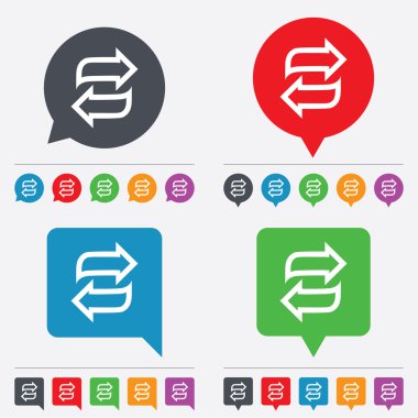 döndürme simgesi. sembol yineleyin. kayıt yenileme.