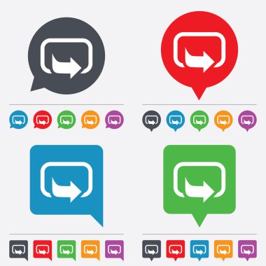 eylem işareti simgesi. sembol payı.