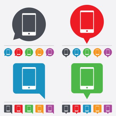 Smartphone işareti simgesi. simge desteği.