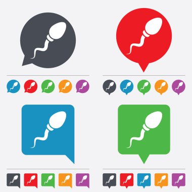 sperm işareti simgesi. Döllenme sembolü.