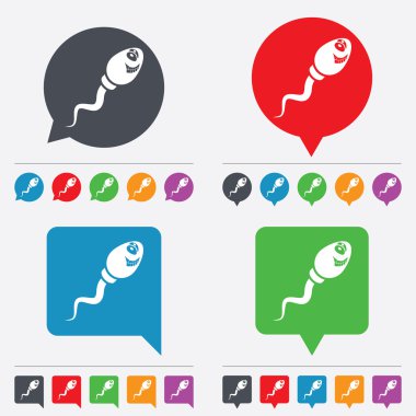 sperm işareti simgesi. Döllenme sembolü.