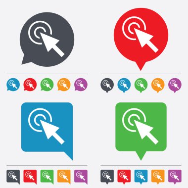 fare imlecini işareti simgesi. İşaretçi simgesi.