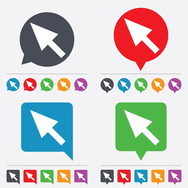 Mouse cursor sign icon. Указатель . — стоковый вектор