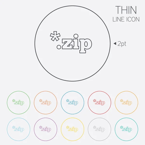 핑크 연꽃 정원에서存档文件图标。下载 zip 按钮. — 图库矢量图片