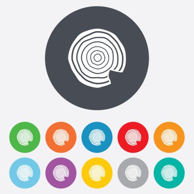 Ahşap işaretler simgeler.