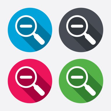 Büyüteç cam işaretleri