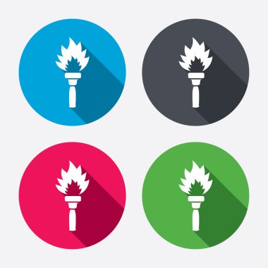 Meşale alevi işaretleri