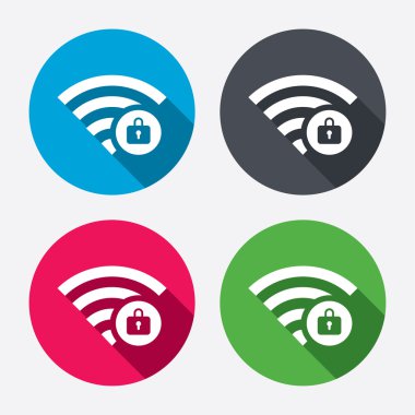 Kilitli Wifi işaretleri