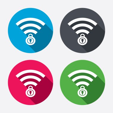 Kilitli Wifi işaretleri